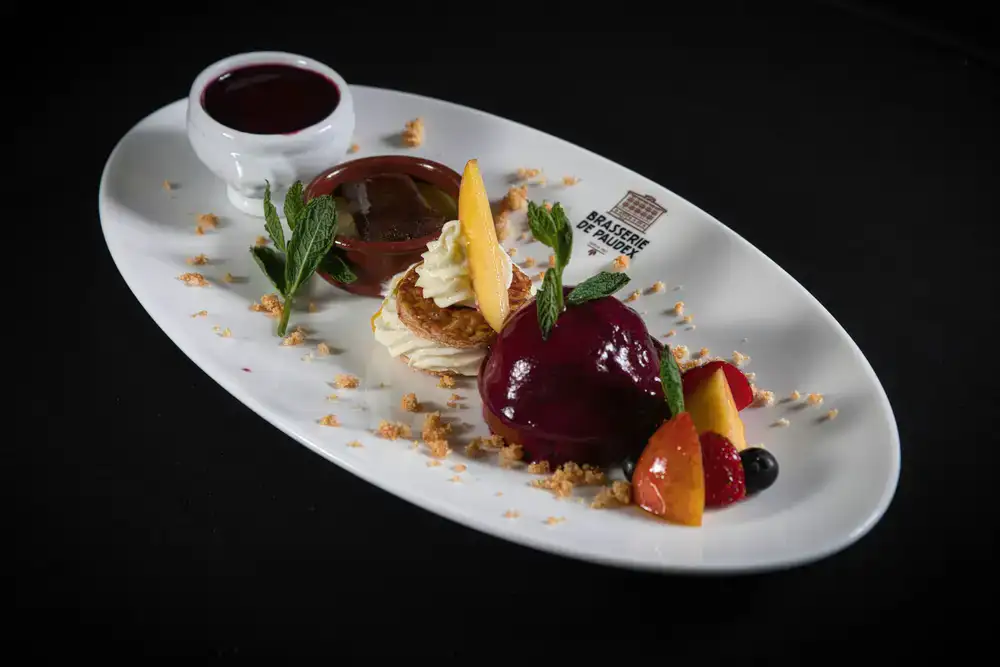 Sorbetes refrescantes de fruta